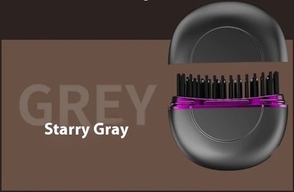 Compact Ceramic Hair Styler - USB Recharge, Mini Steam