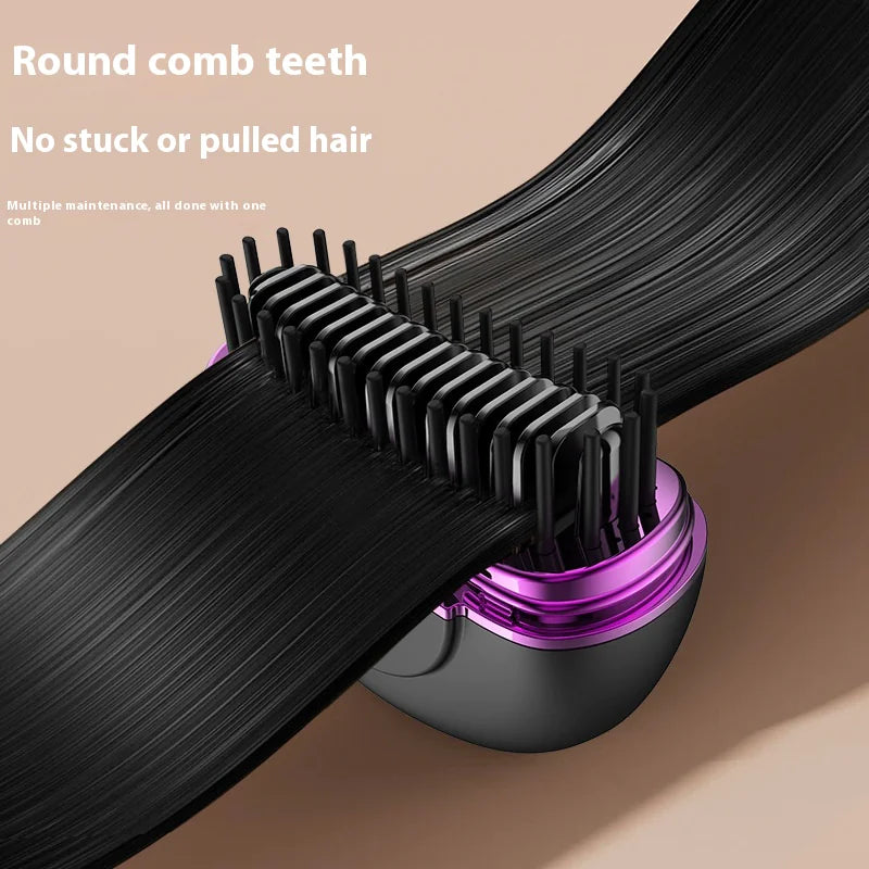 Compact Ceramic Hair Styler - USB Recharge, Mini Steam